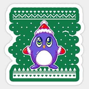 Christmas Sweater penguin Sticker